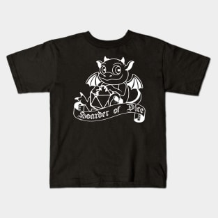 Hoarder of Dice Dragon Print Kids T-Shirt